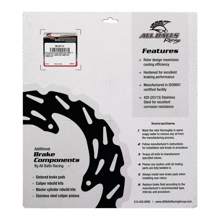 Brake Disc Rear 18-0111