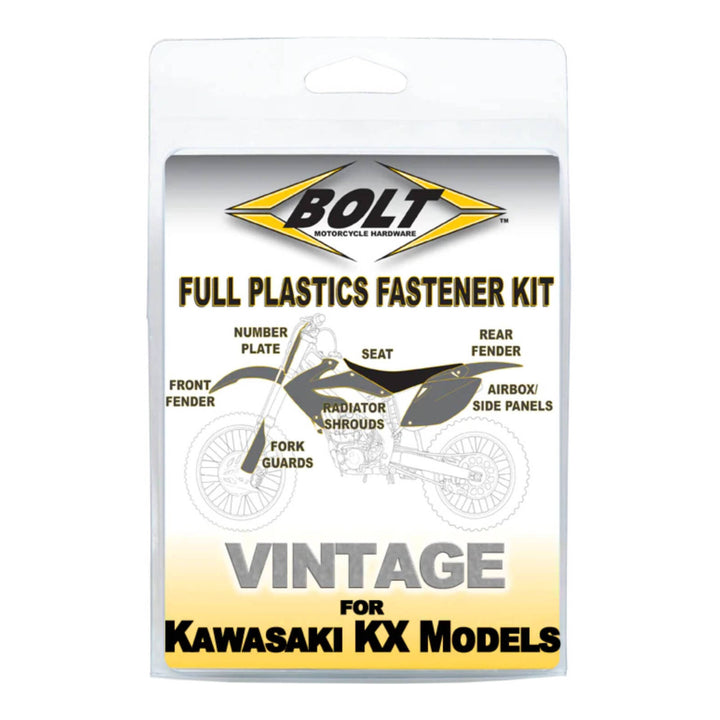 BOLT PLASTICS FASTENER KIT KAW KX450F 19- KX250F 21-