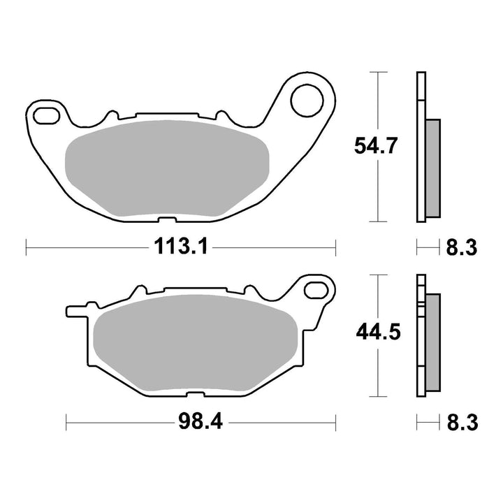 Brembo Xtra Sinter Front Brake Pads 07YA52SR