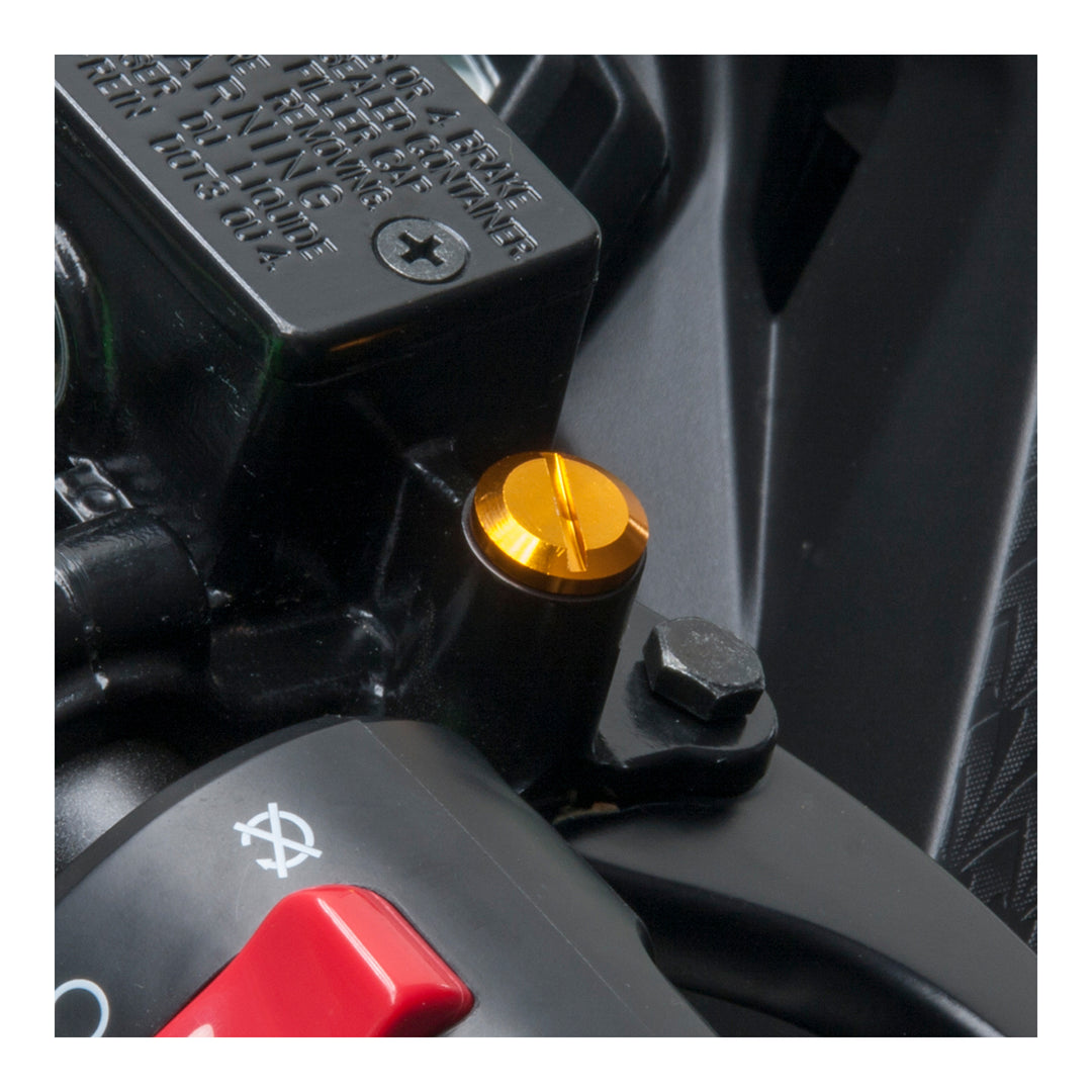 DRC Mirror Hole Plug M10 - Gold