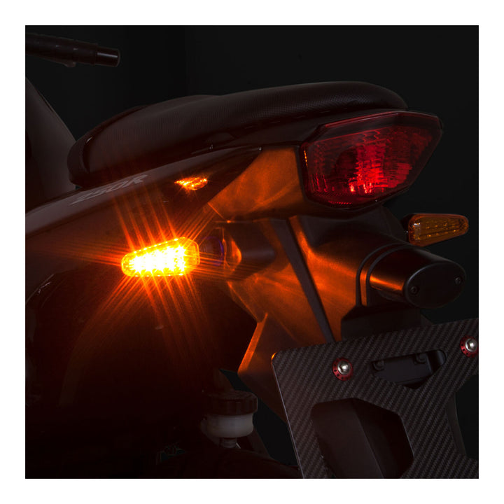 DRC 602 LED Flasher Lights (12V / Smoke / Pair)