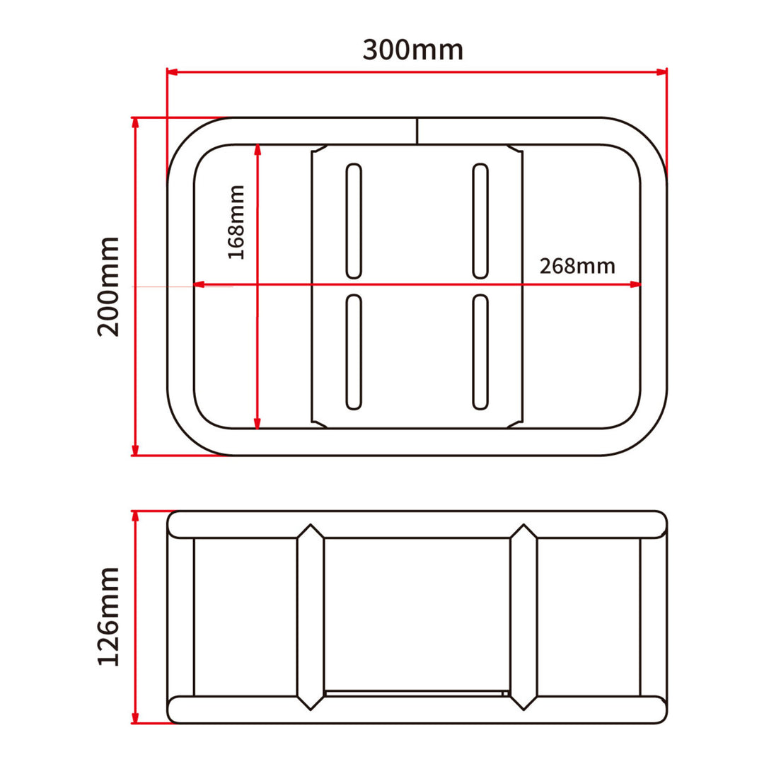 DRC Carrier Box Aluminium 300.200.126