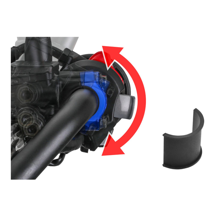 Zeta Rotating Bar Clamp Clutch - Ti-color