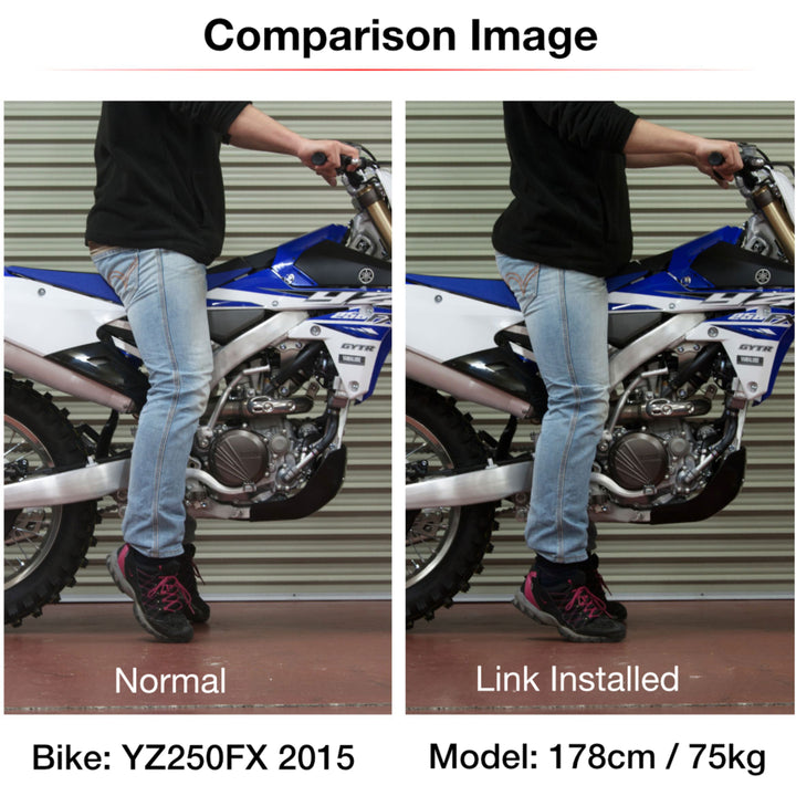 Zeta RSL-LowDown -32mm CRF450R '21-, CRF450RX '21- Red