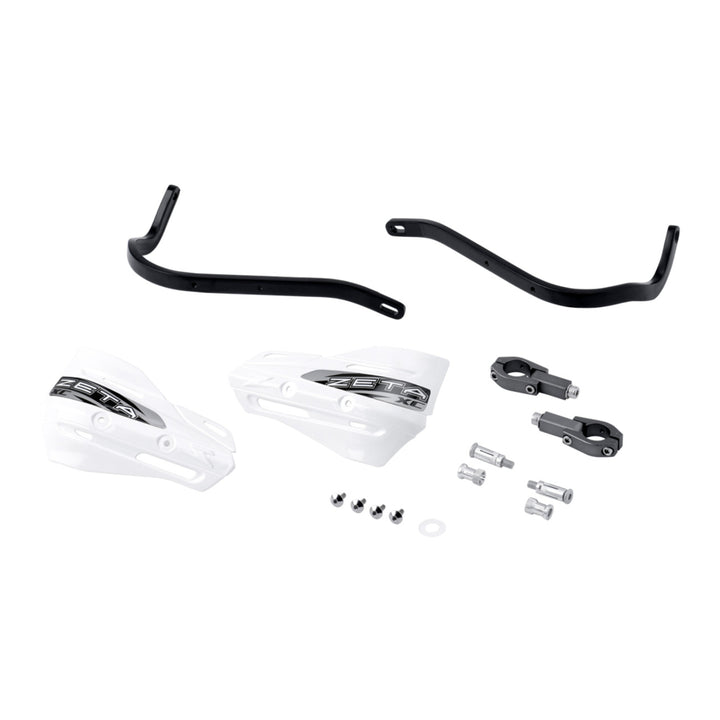 Zeta Armor Handguard XC Kit for 28.6mm Bar - Black / White