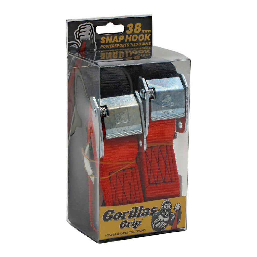 Gorillas Grip Tie Down 38mm S / HK Black / Red Loop