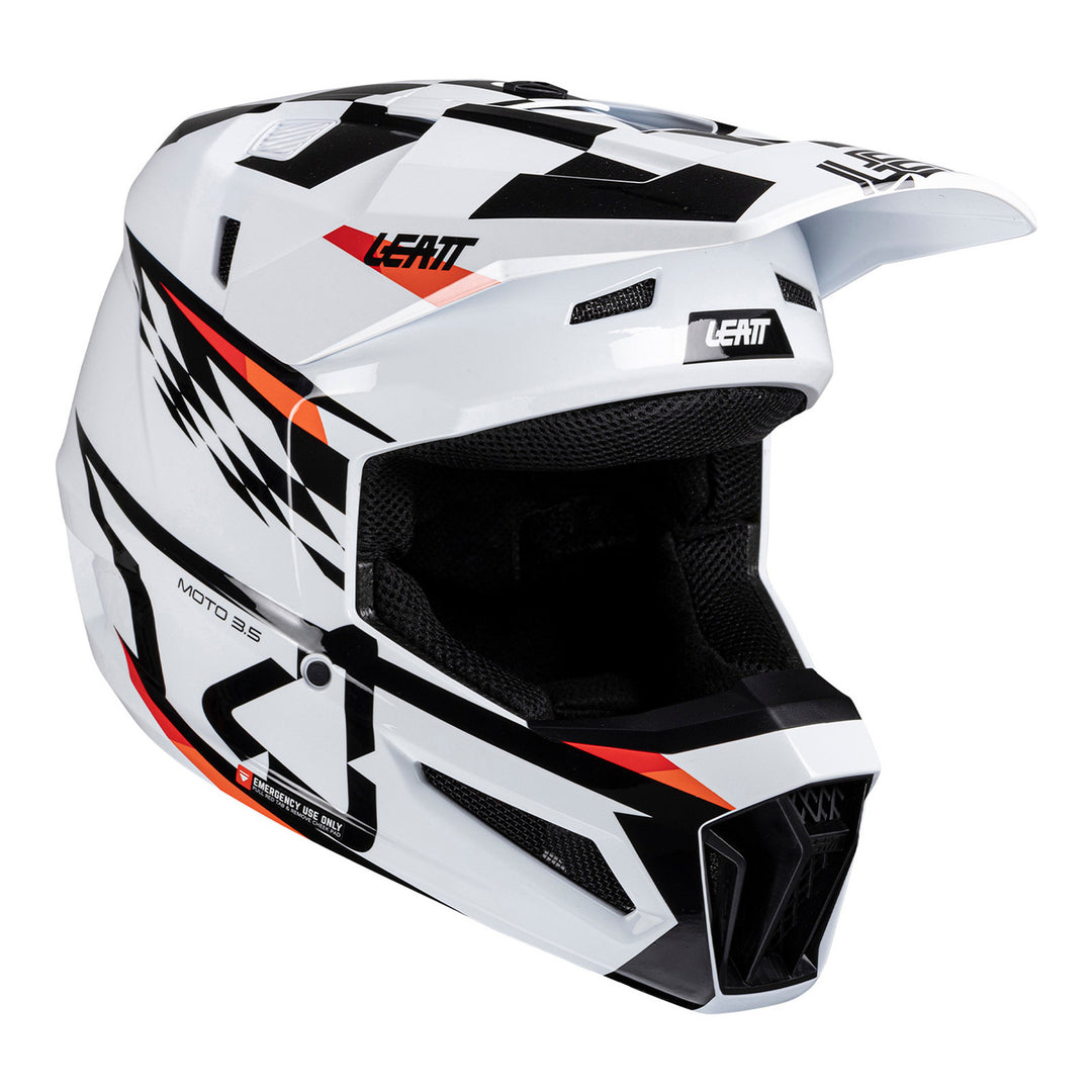 Leatt 2026 3.5 Junior Helmet Kit - White
