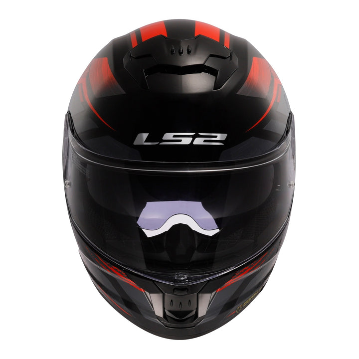 LS2 FF808 Stream II Fury - Black / Red 06