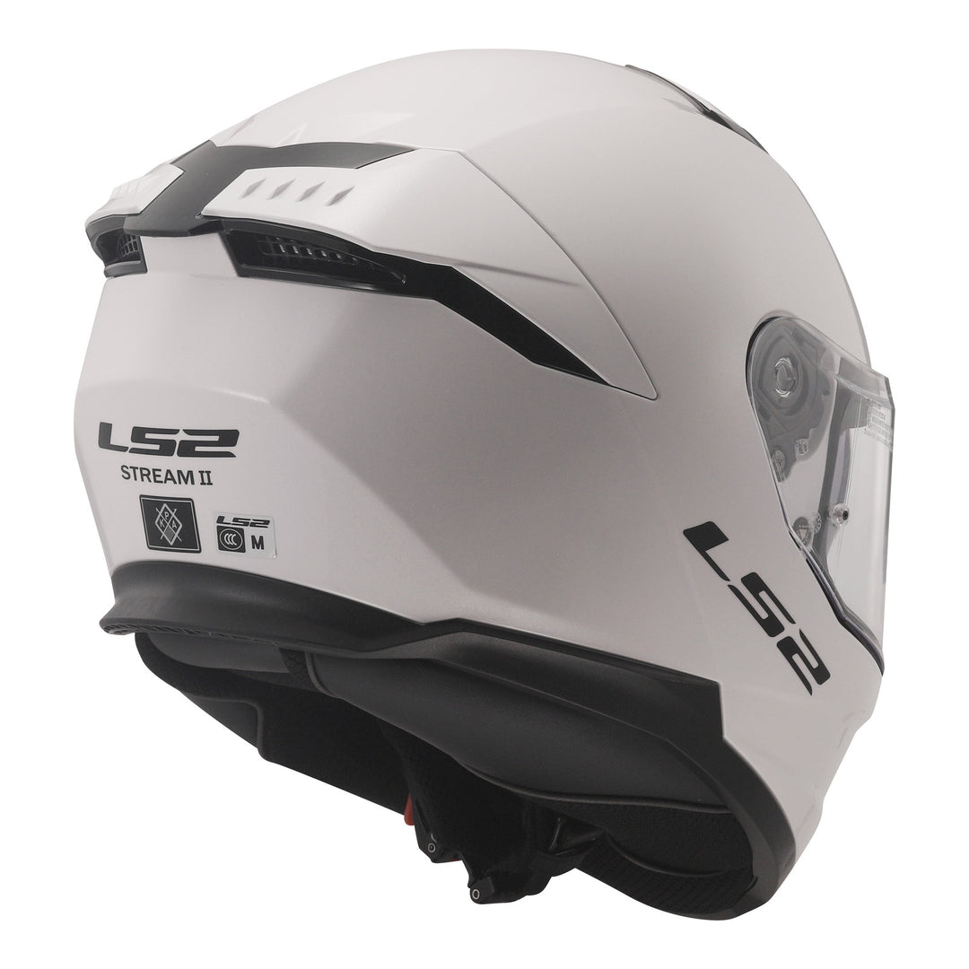 LS2 FF808 Stream II Helmets - White 06
