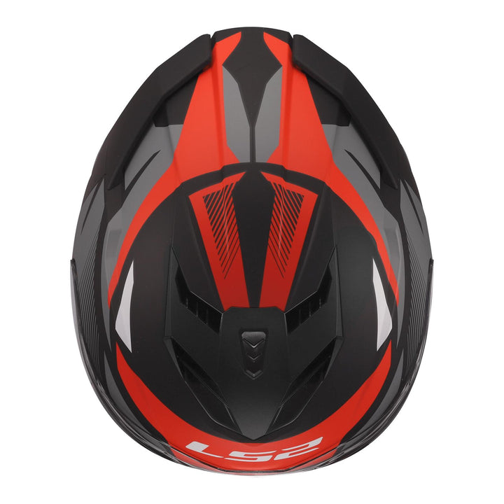 LS2 FF818 Storm III Komai Helmet - Black / Red