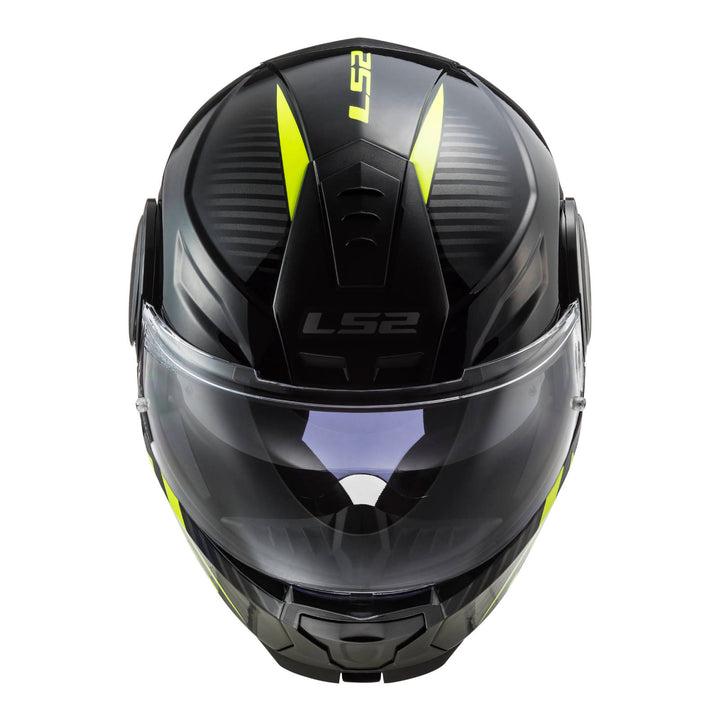 LS2 FF902 Scope Skid Helmet - Black / Hi-Vis Yellow