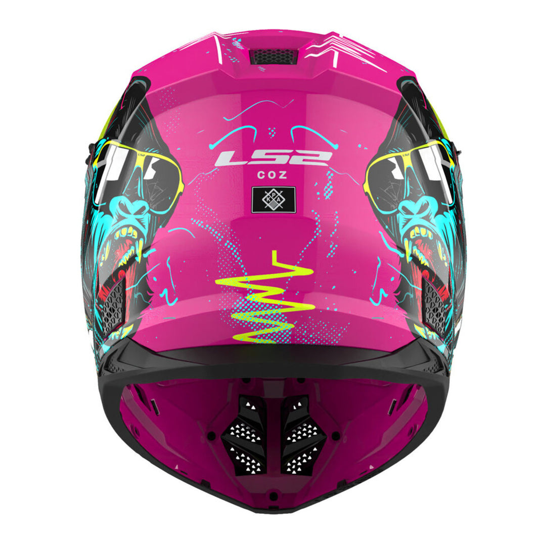 LS2 MX706J COZ Junior Gorilla Helmet - Gloss Purple 06