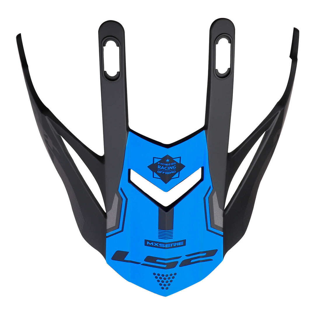 LS2 MX436 Pioneer Evo Peak Cobra - Blue