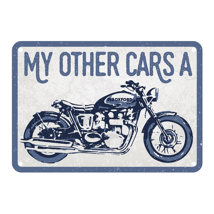 Oxford Garage Metal Sign: My Other Car’s A