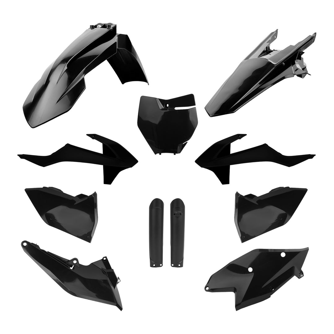 Polisport Full Enduro Kit w/ Mask KTM EXC/EXC-F '17-'19 - Black