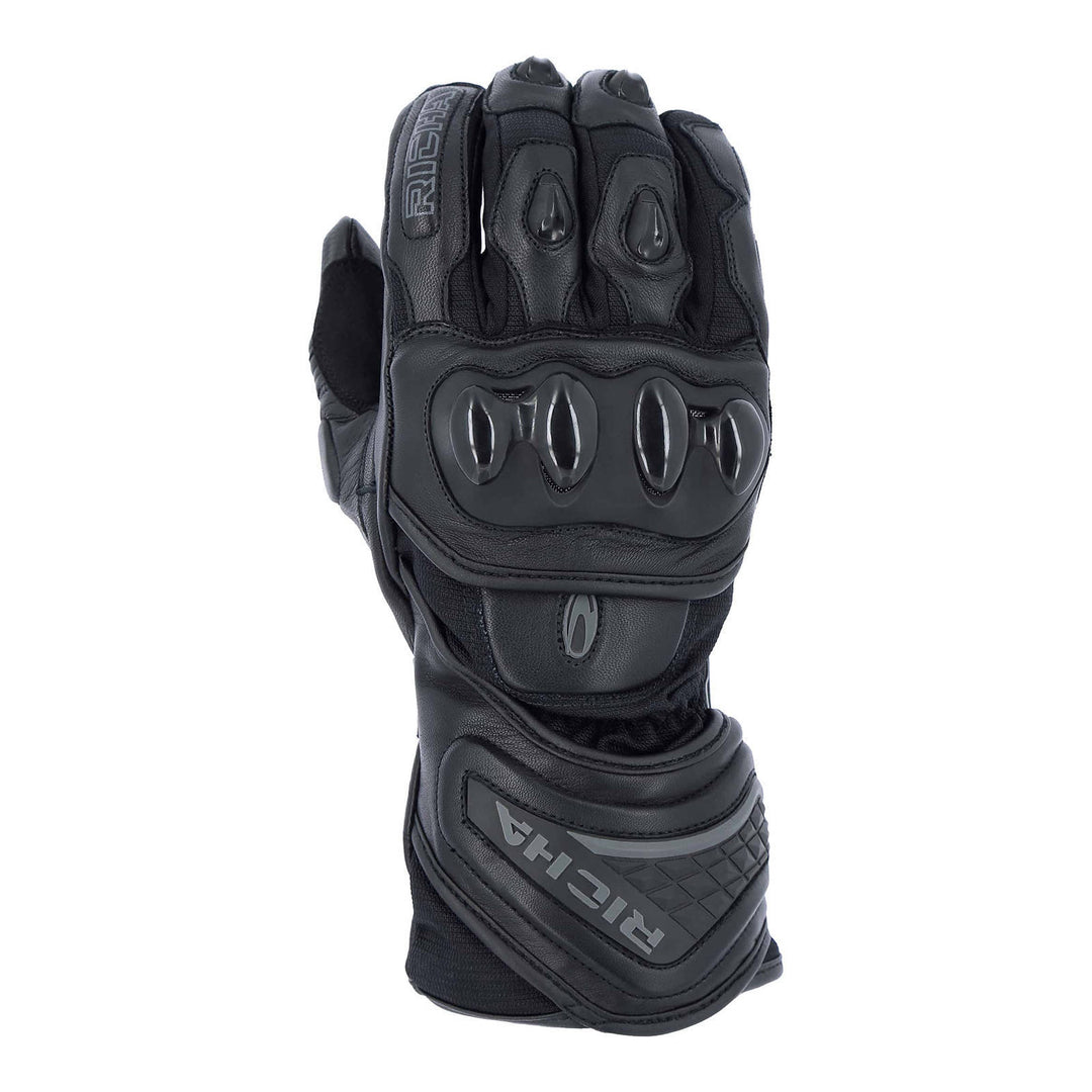 Richa Warrior Evo Leather Sport Glove - Black