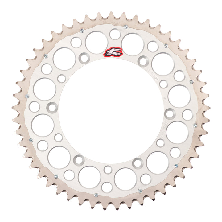 Renthal Sprocket Twinring Silver 48T Bi-Metal Grooved