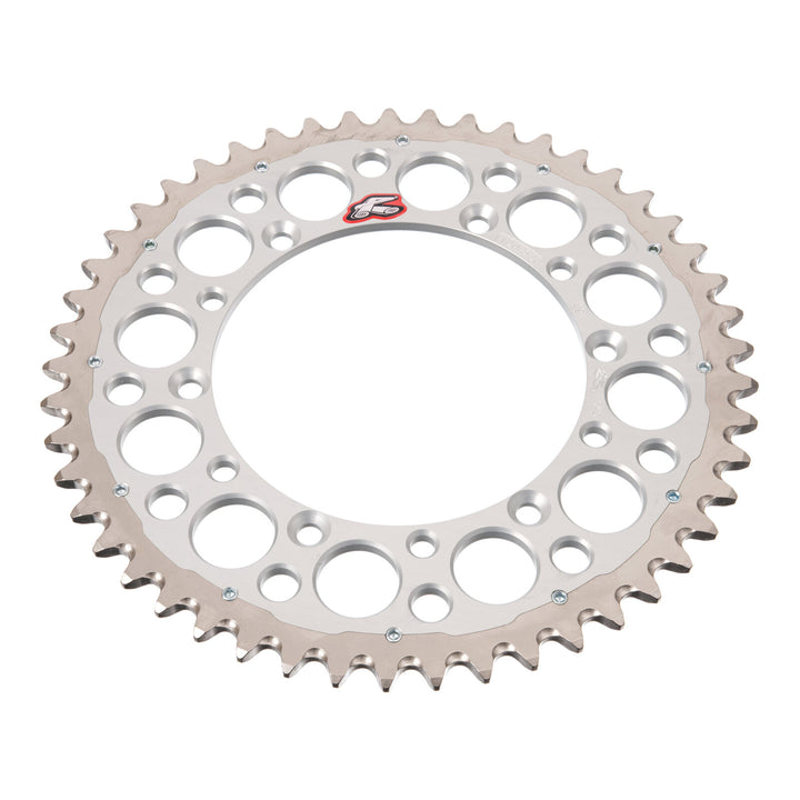 Renthal Sprocket Twinring Silver 48T Bi-Metal Grooved