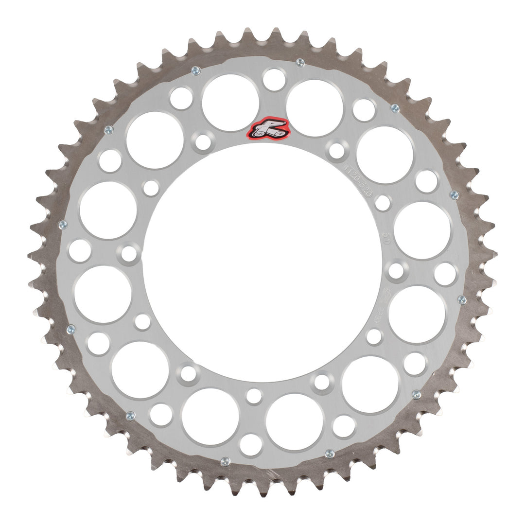 Renthal Sprocket Twinring Silver 49T Bi-metal Grooved Packaged