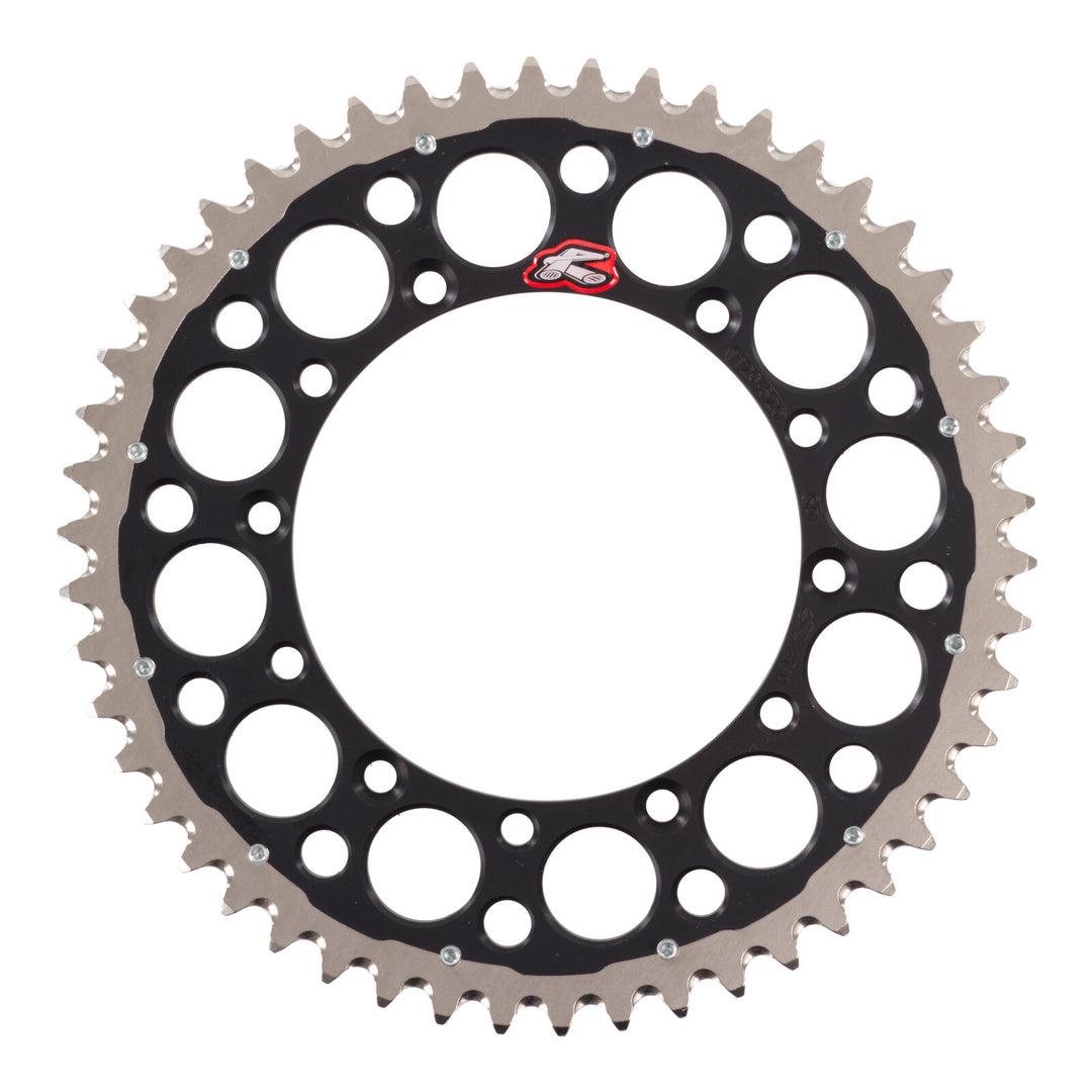 Renthal Sprocket Twinring Black 50T Bi-Metal Grooved