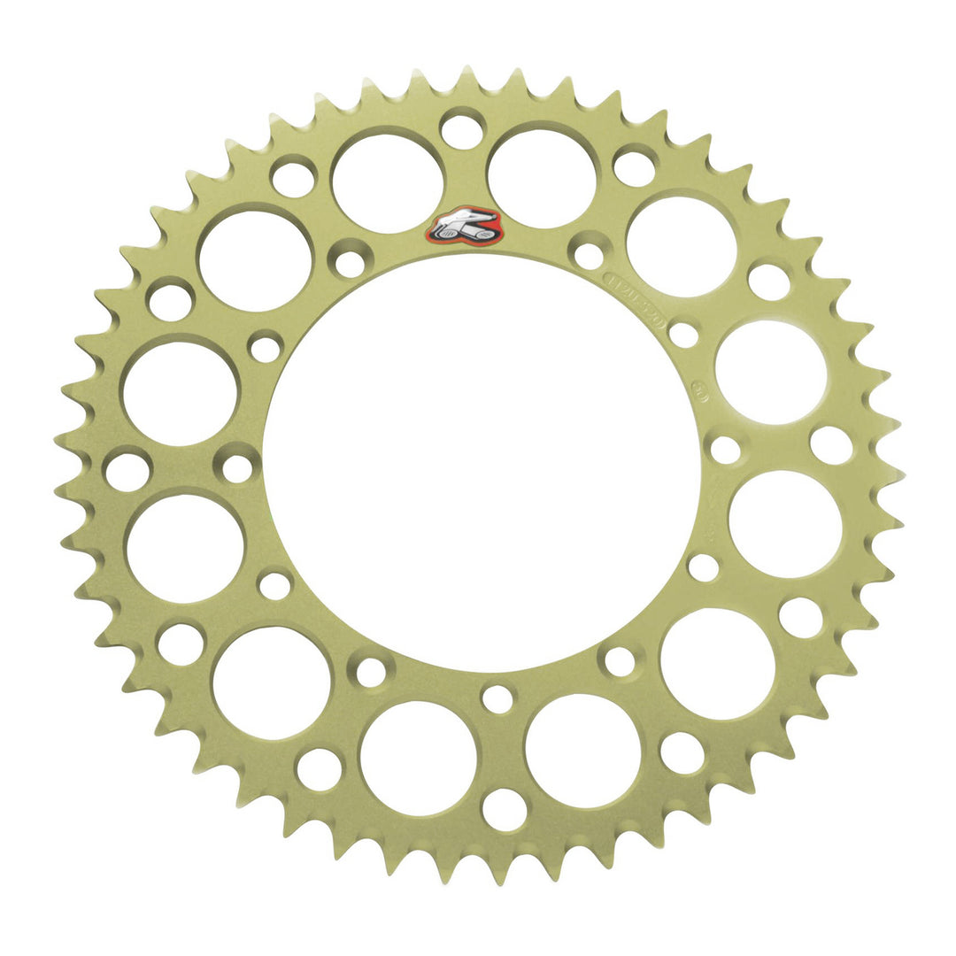 Renthal Sprocket Rear Hard Anodised 49T Alloy 7075 T6 Grooved