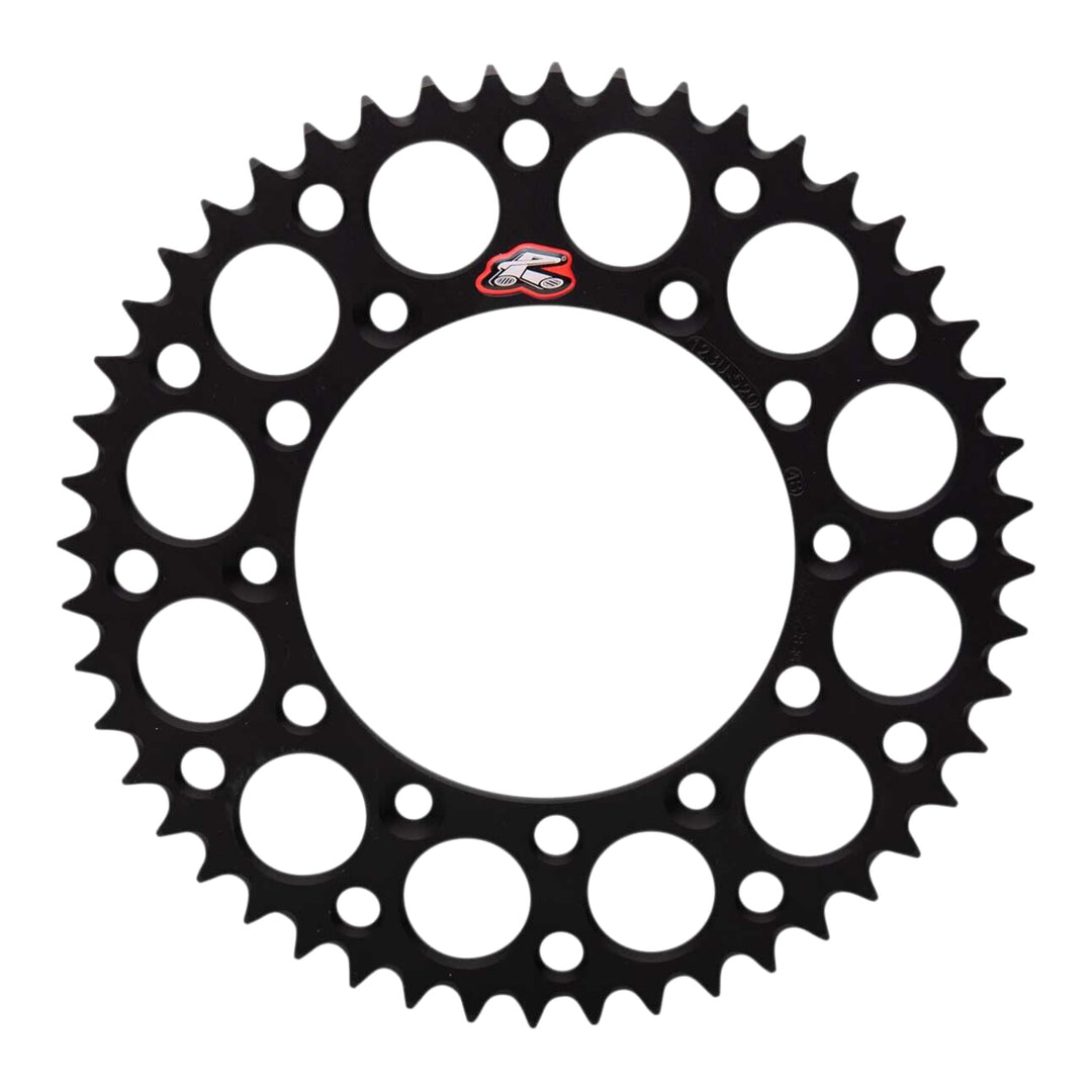 Renthal Sprocket Rear Black 49T Alloy 7075 T6 Grooved