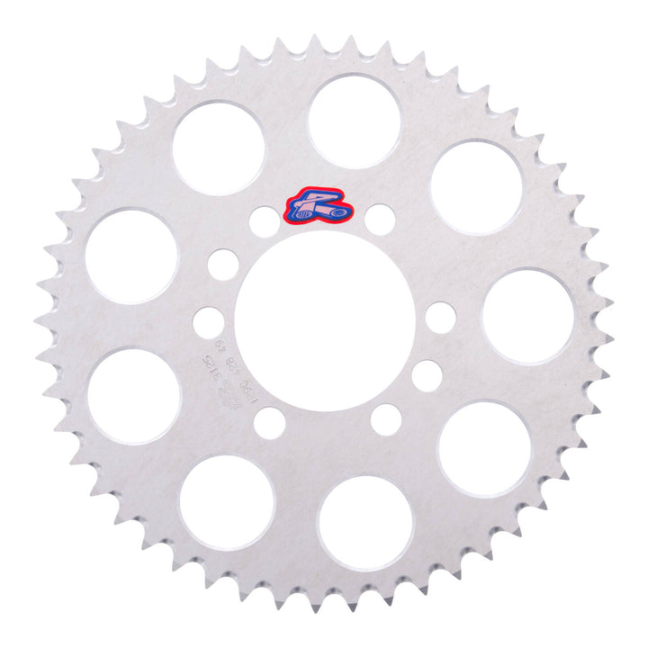 Renthal Rear Sprocket 7075 Alloy T6 Grooved - Silver [Yamaha]