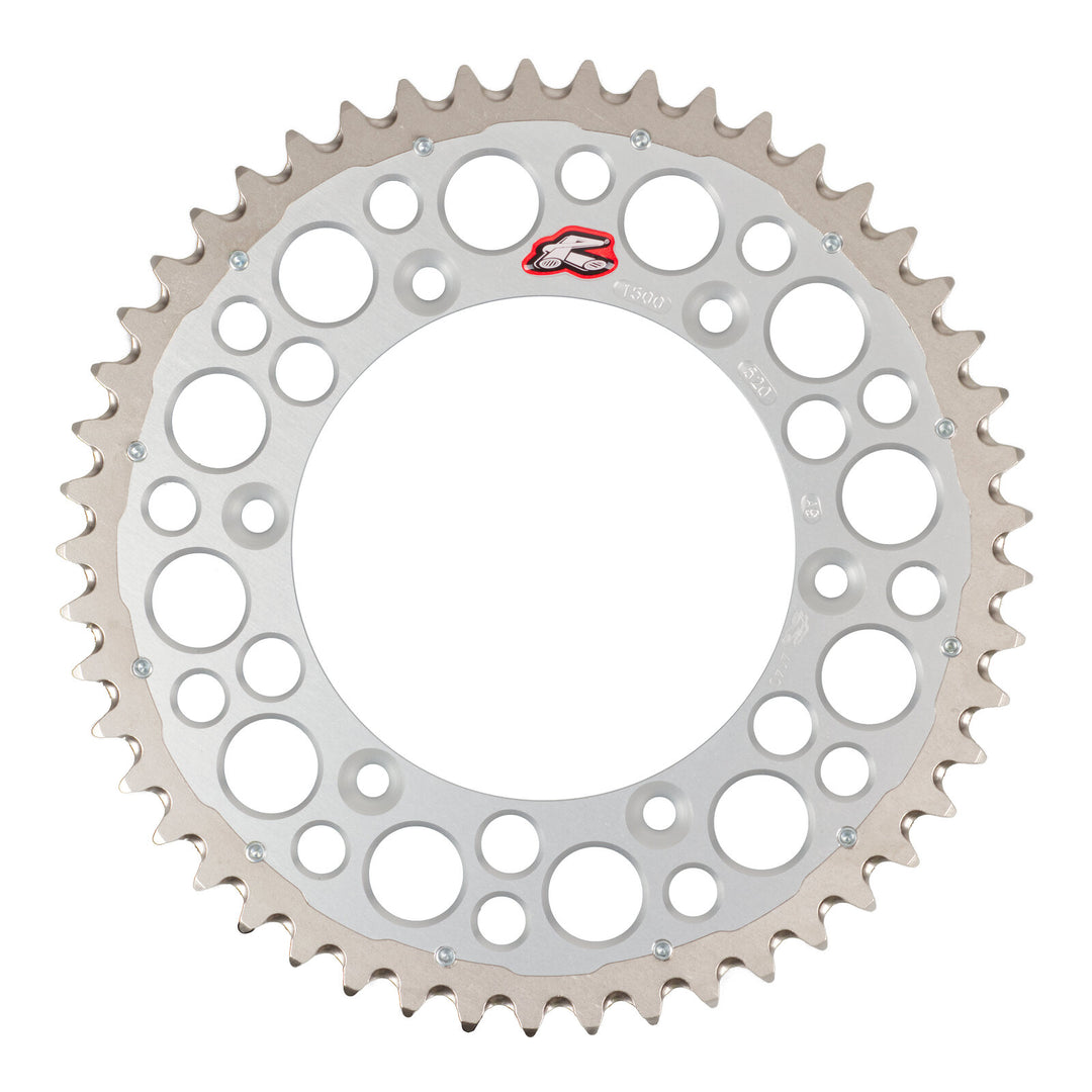Renthal Sprocket Twinring Silver 49T Bi-Metal Grooved