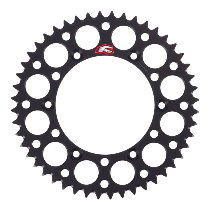 Renthal Sprocket Rear Black 48T Alloy 7075 T6 Grooved