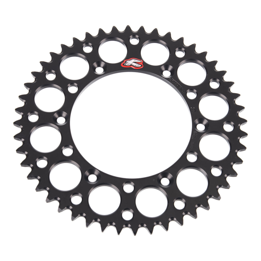 Renthal Sprocket Rear Black 48T Alloy 7075 T6 Grooved