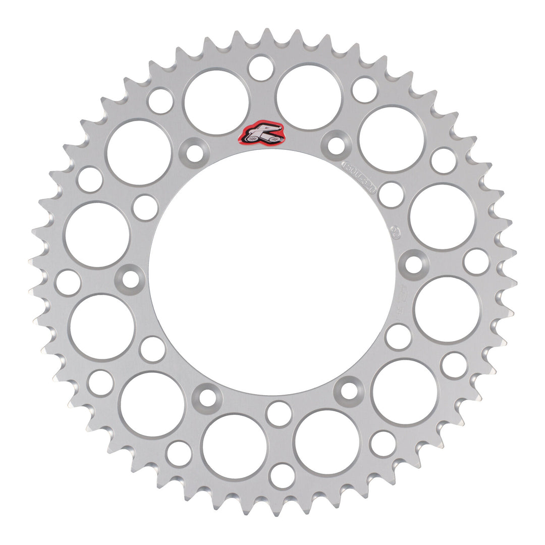 Renthal Sprocket Rear Silver 50T Alloy 7075 T6 Grooved