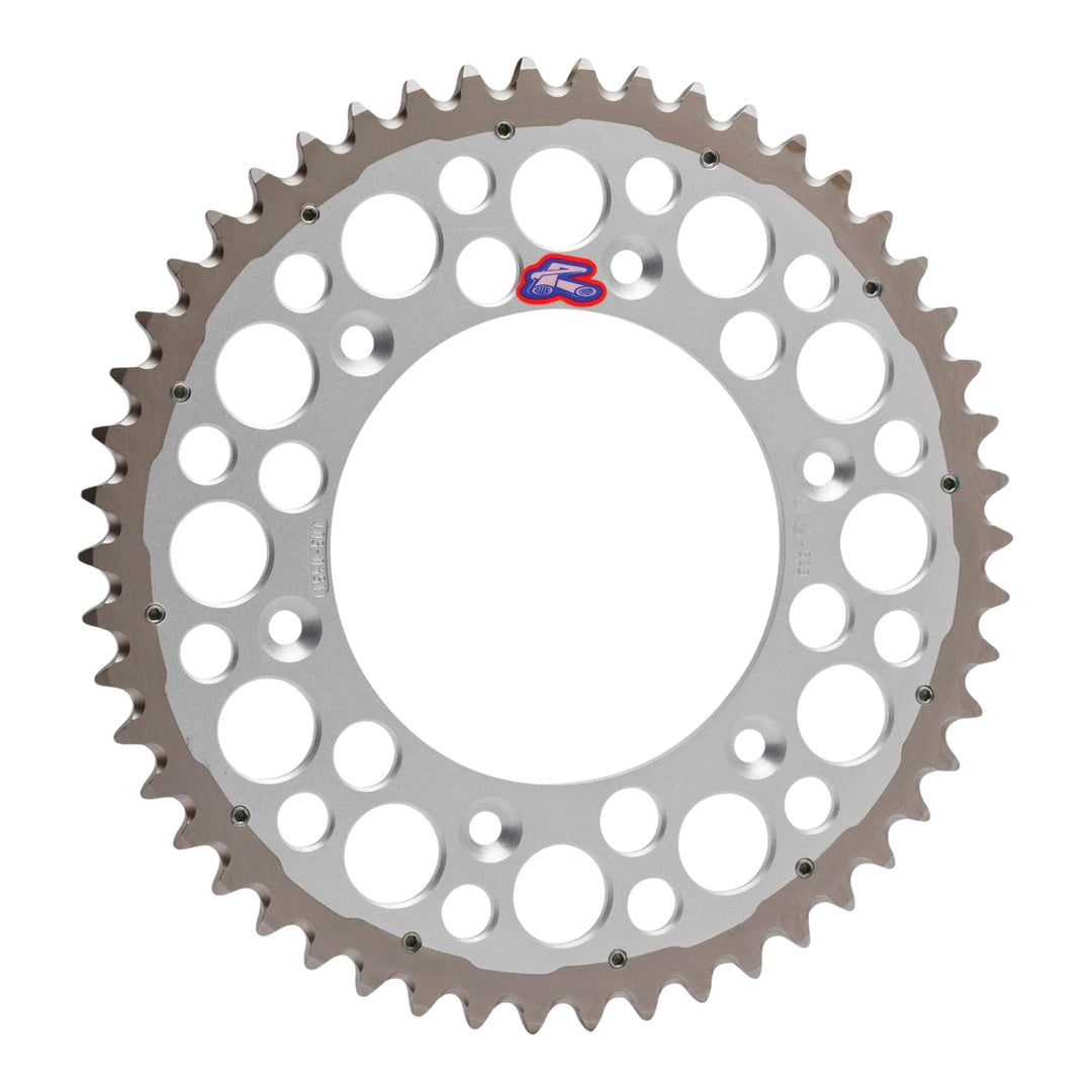 Renthal Sprocket Twinring Silver 48T Bi-metal Grooved