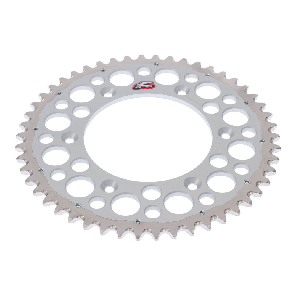 Renthal Sprocket Twinring Silver 50T Bi-metal Grooved