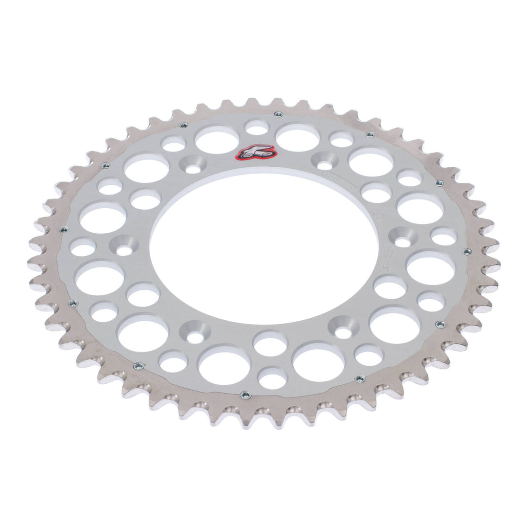 Renthal Sprocket Twinring Silver 50T Bi-metal Grooved