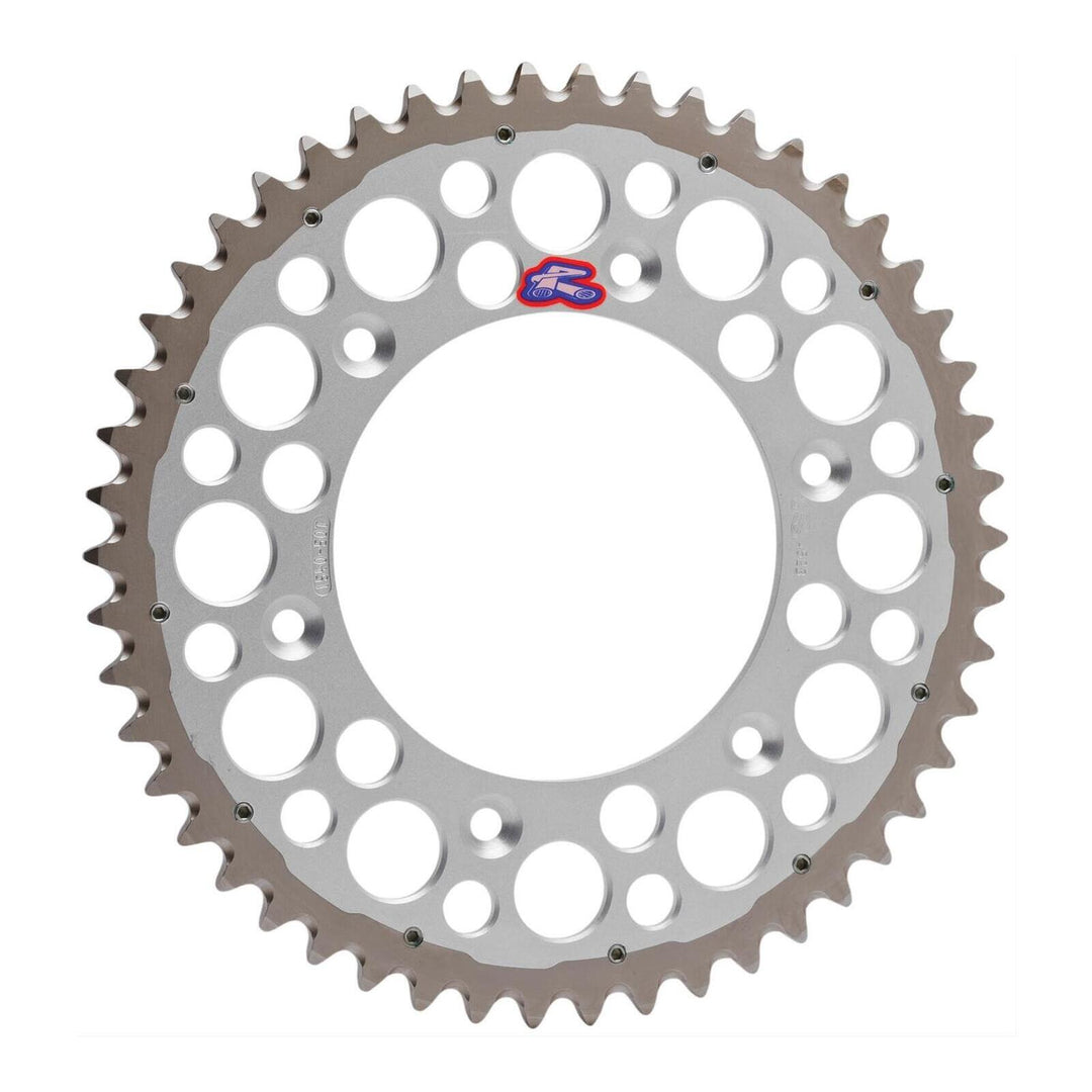 Renthal Sprocket Twinring Silver 51T Bi-Metal Grooved Packaged