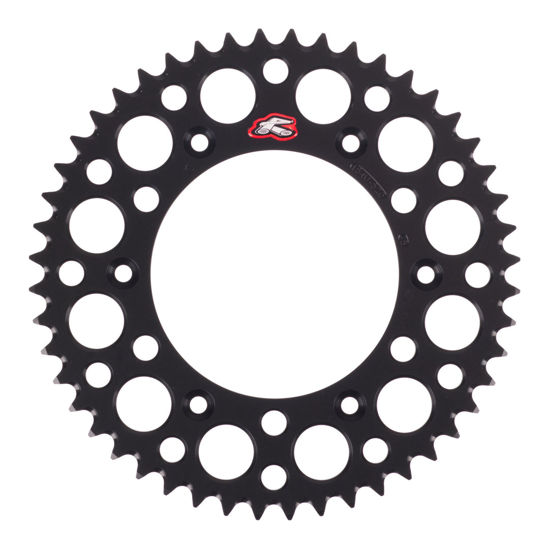 Renthal Sprocket Rear Black 48T Alloy 7075 T6 Grooved
