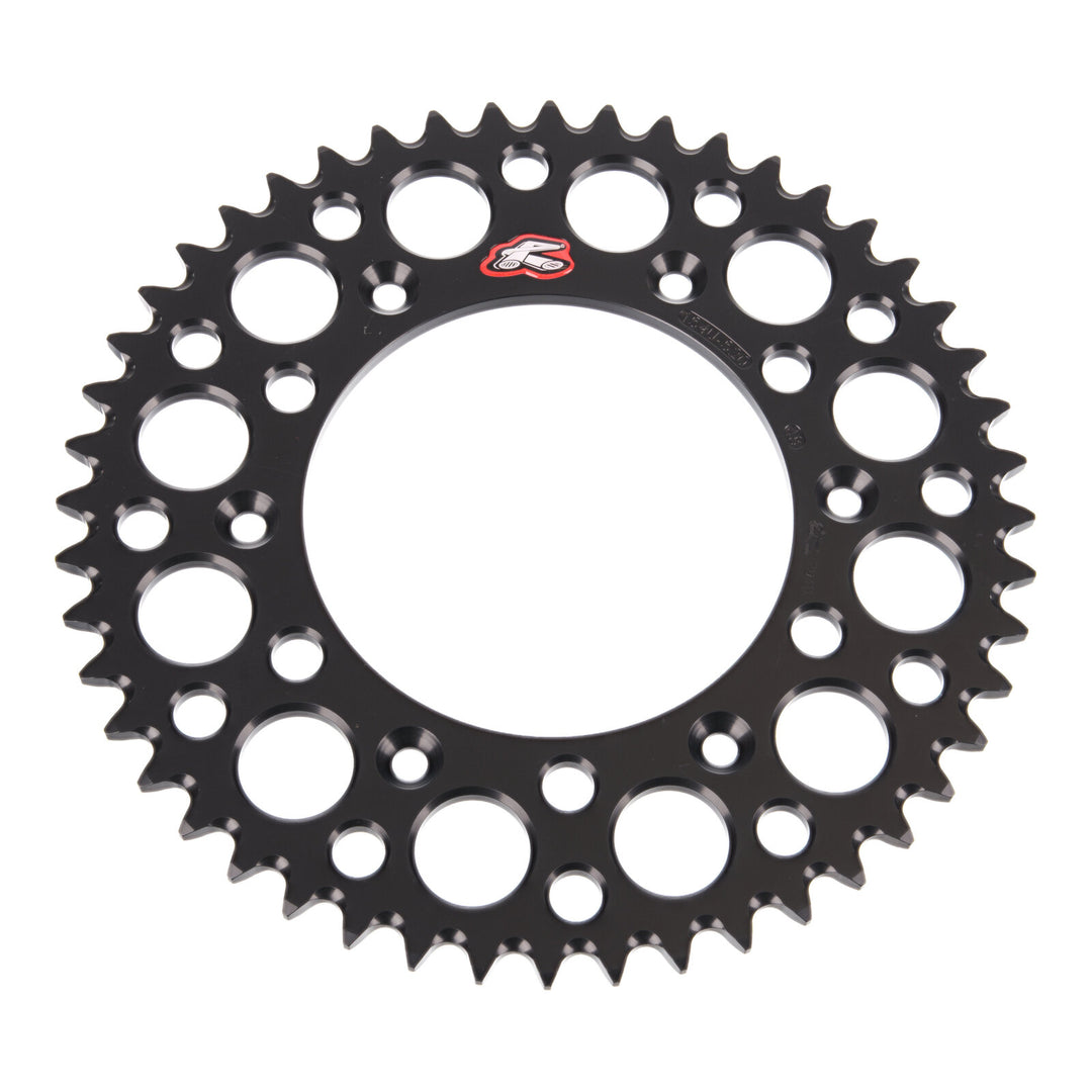 Renthal Sprocket Rear Black 48T Alloy 7075 T6 Grooved