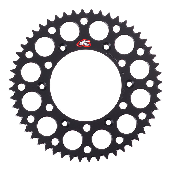 Renthal Sprocket Rear Black 52T Alloy 7075 T6 Grooved