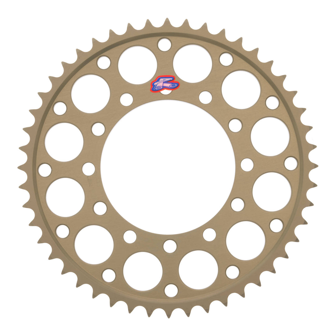 Renthal Sprocket Rear Silver 48T Alloy 7075 T6 Grooved Kawasaki