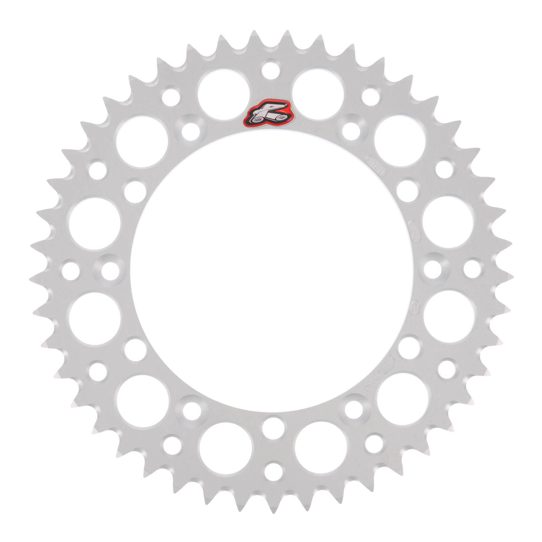 Renthal Rear Sprocket T6 Grooved 7075 Alloy - Silver [GasGas]