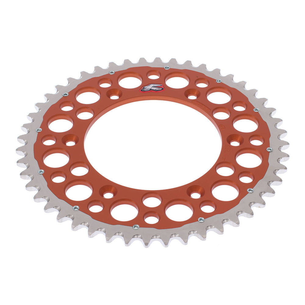 Renthal Sprocket Twinring Orange 48T Bi-metal Grooved