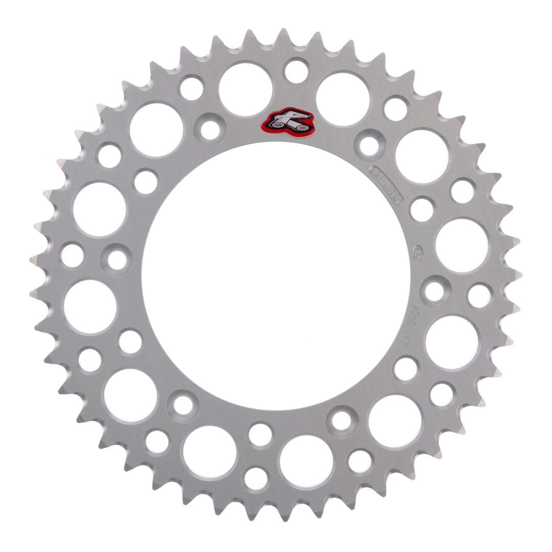 Renthal Sprocket Rear Silver 45T Alloy 7075 T6 Grooved