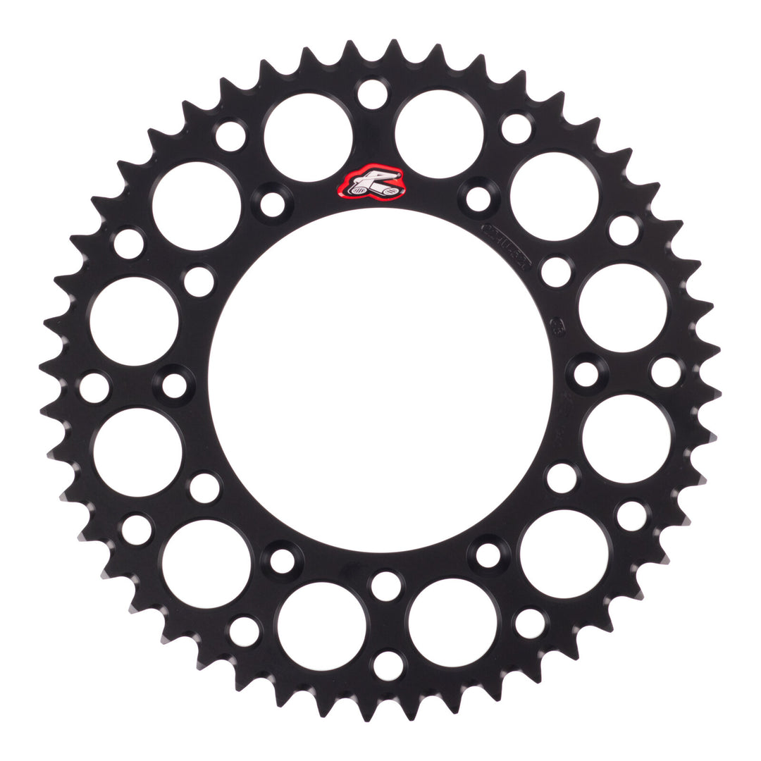Renthal Sprocket Rear Black 48T Alloy 7075 T6 Grooved