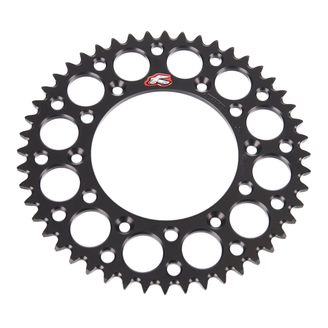 Renthal Sprocket Rear Black 48T Alloy 7075 T6 Grooved