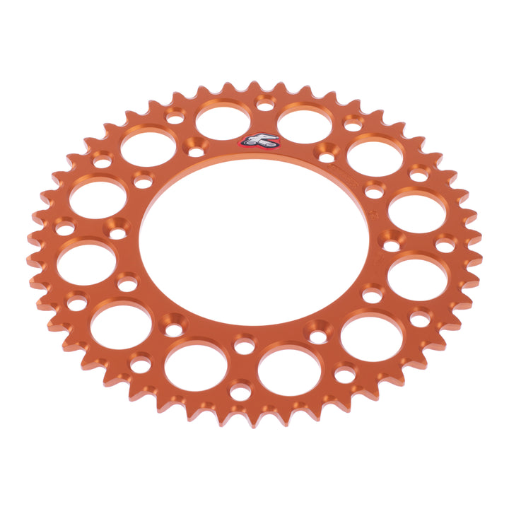 Renthal Sprocket Rear Orange 48T Alloy 7075 T6 Grooved KTM