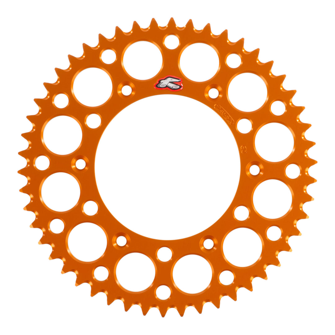 Renthal Sprocket Rear Orange 50T Alloy 7075 T6 Grooved KTM