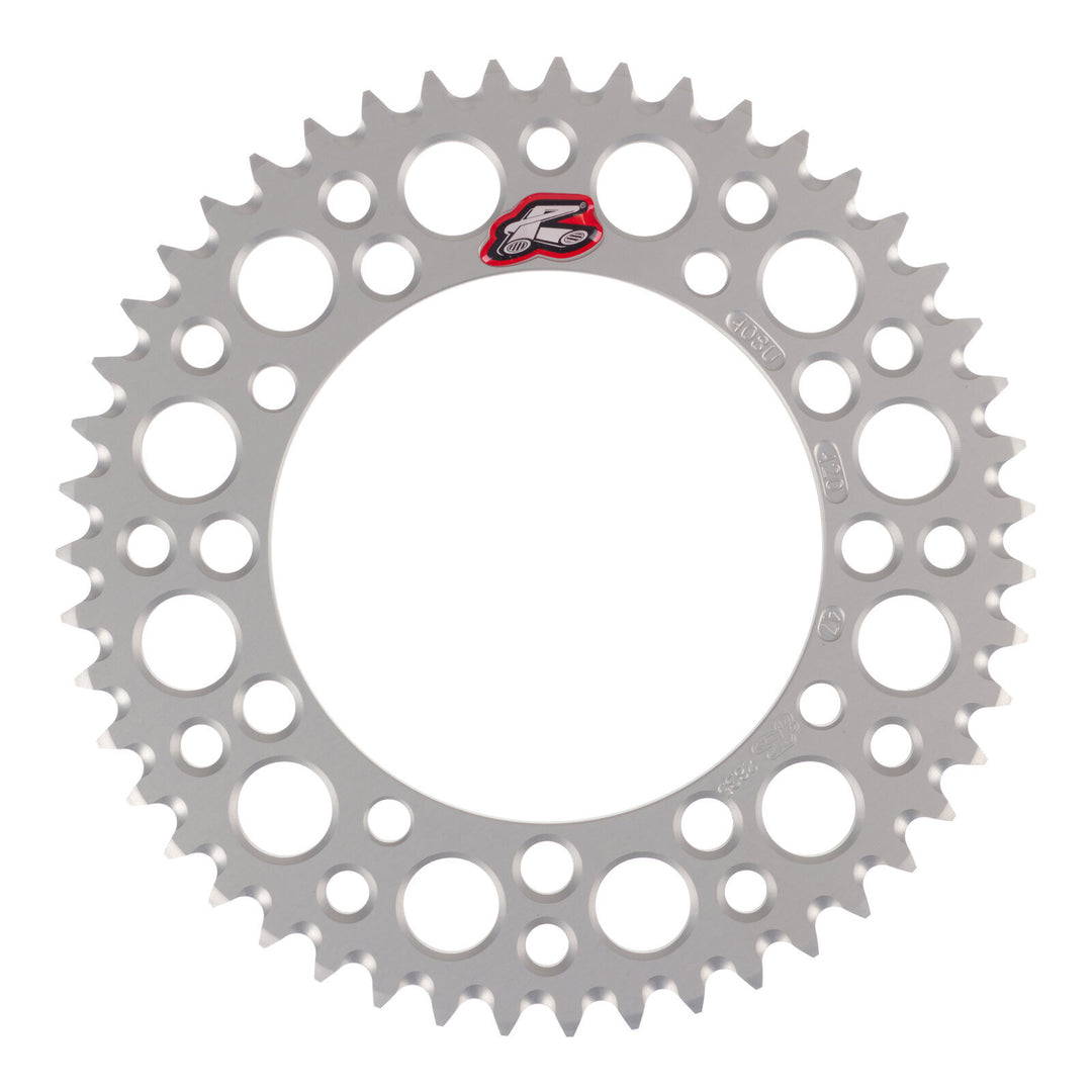 Renthal Sprocket Rear Silver 47T Alloy 7075 T6 Grooved