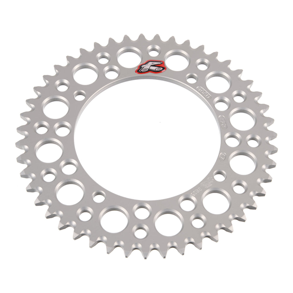 Renthal Sprocket Rear Silver 47T Alloy 7075 T6 Grooved