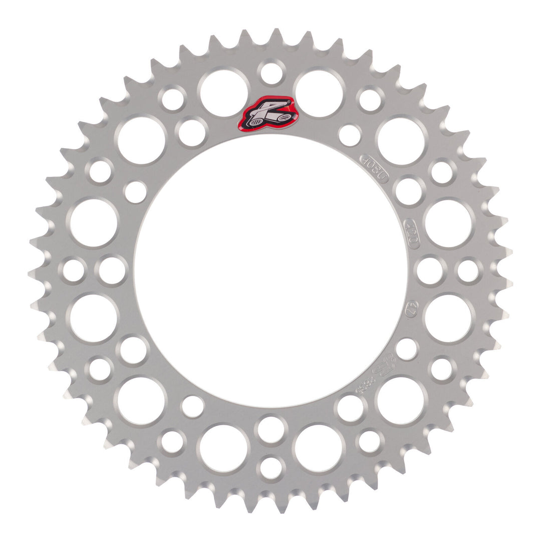 Renthal Sprocket Rear Silver 49T Alloy 7075 T6 Grooved