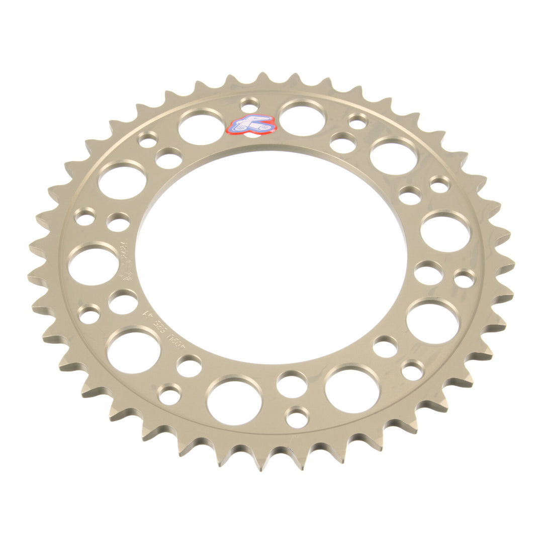 Renthal Rear Sprocket T6 7075 Alloy Grooved 409 / 525 - Silver [Suzuki]